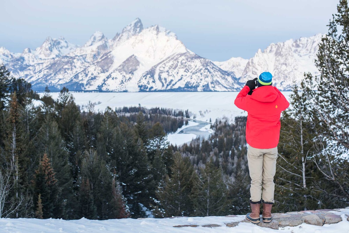 Exploring The Backcountry & Winter Teton Views